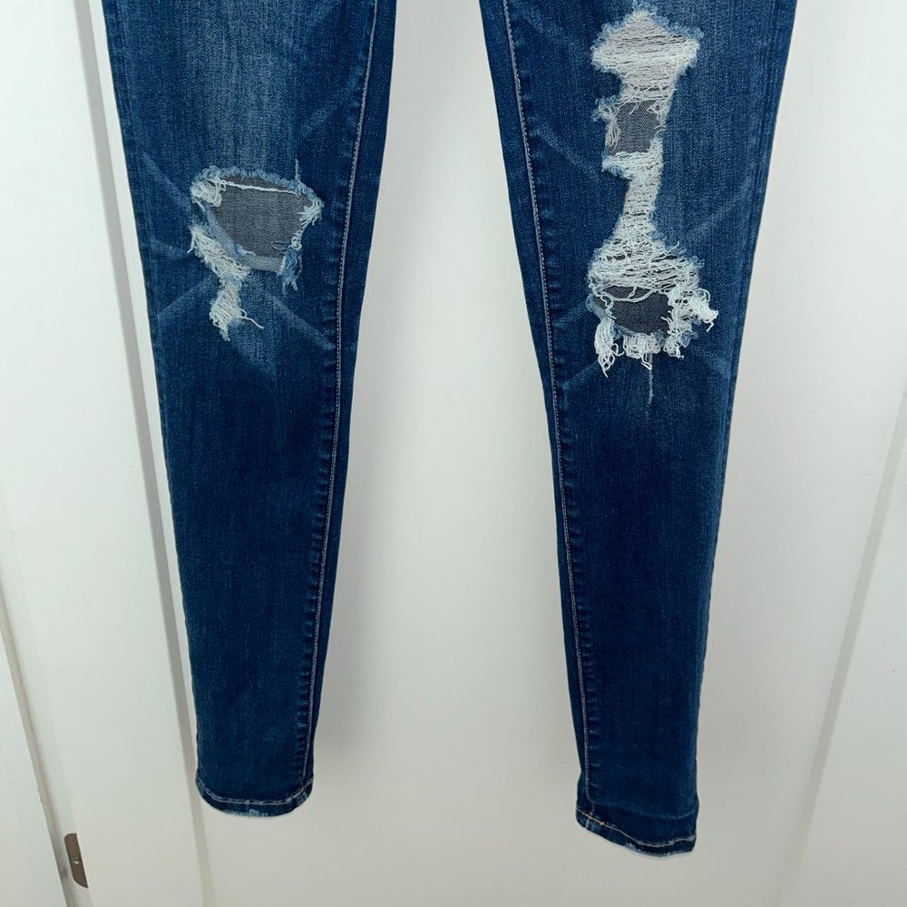 American Eagle super stretch X hi-rise jegging jeans sz 6 x-long EUC LN - Picture 3 of 9